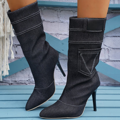 Denim Pointed Westerns
