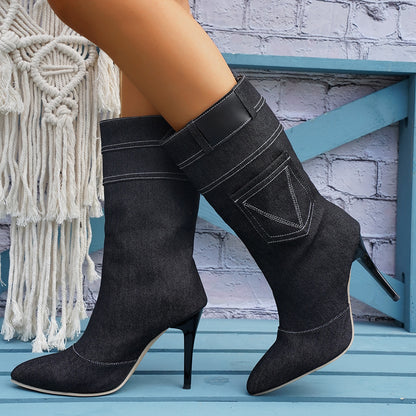 Denim Pointed Westerns